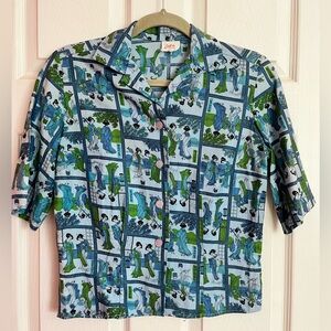 Vintage Graphic Print Shirt